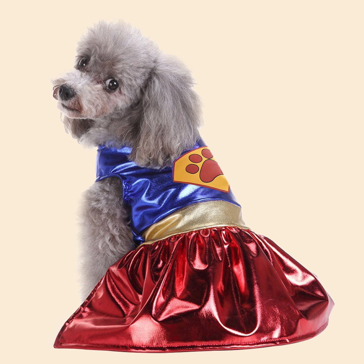 Sparkle In Style: Superhero Cosplay Pet Apparel - For Toy Dogs, Small Dogs & Cats - Dress Up Costume - For Halloween, Parties & Photoshoots - Perfect Gift for Pet Lovers