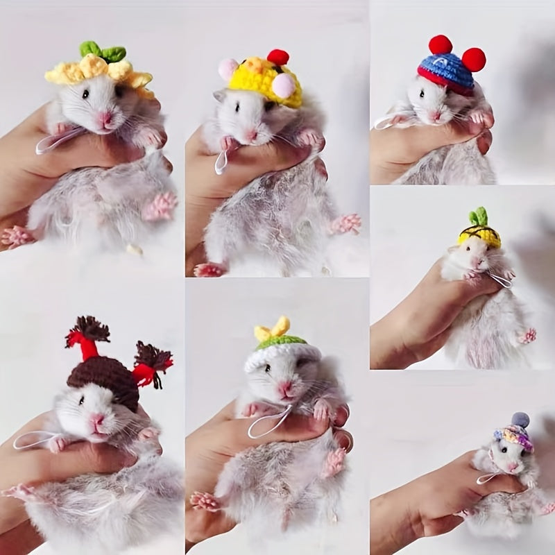 Small Pet Hats - Designed for Tiny Friends, Perfect for Parrots, Hamsters, and Other Small Furry Friends, Adorable Bird-Inspired Headpieces, Cute and Colorful Decorative Hats, Miniature Hats for Tiny Heads