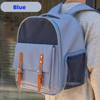 Stylish Pet Backpack Carrier for Cats and Small Dogs – Breathable, Lightweight, and Spacious – Ideal for Travel and Outdoor Adventures