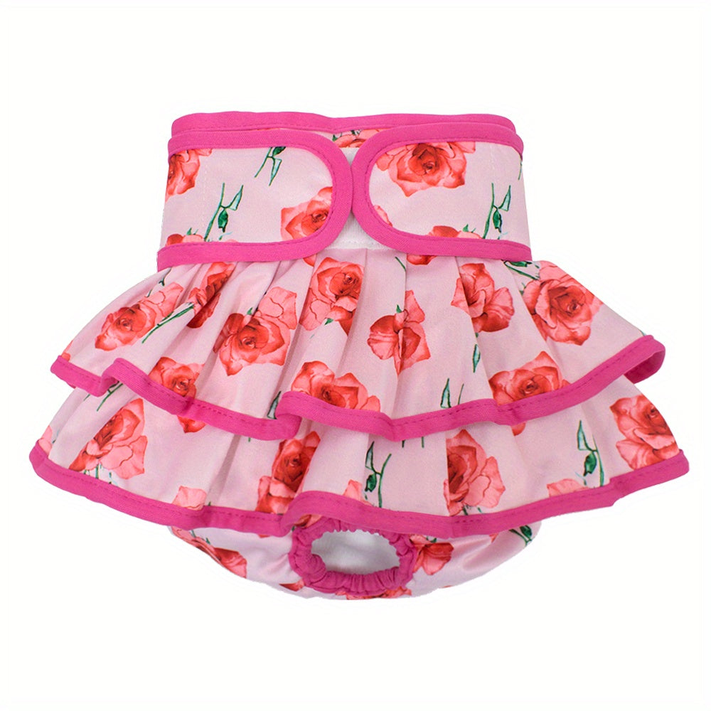 Comfort-Fit Washable Female Dog Diaper - Reusable, Breathable Pet Period & Heat Cycle Solution