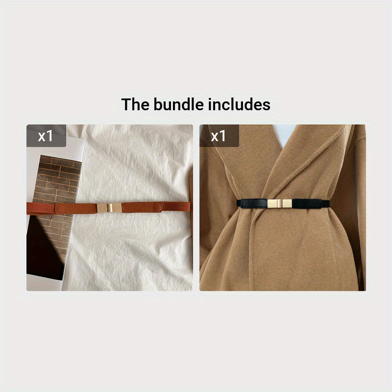 Elastic Waist Cincher Belt - Stylish Black & Golden Design, Versatile Corset for Dresses & Coats, Perfect for Casual & Formal Occasions, Everyday Fashion Accessory|Vintage Style Belt|Elastic Cincher Belt
