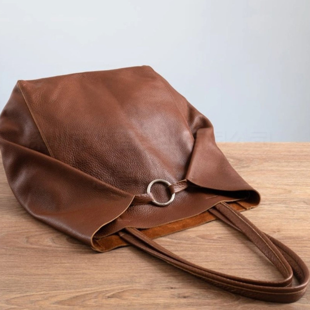 [Large Solid Color Shoulder Bag] Retro Solid Color Shoulder Bag, Vintage Shoulder Bag, Large Capacity Handbag With Inner Bag