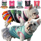 Adorable Pet Princess Dress - Breathable Shirts for Dogs and Cats with Letter Printing and Fashionable Skirt Design - Perfect for Pet Owners Who Want Stylish and Comfortable Costumes for Their Furry Friends