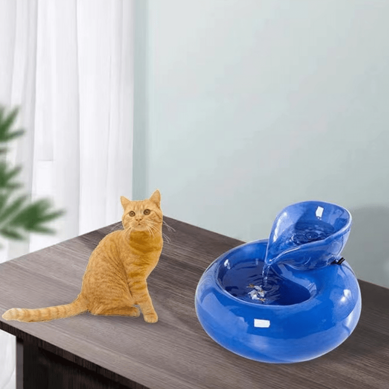 Automatic Pet Water Dispenser - Hygienic, Replaceable Filter, Battery-Free for Cats & Dogs
