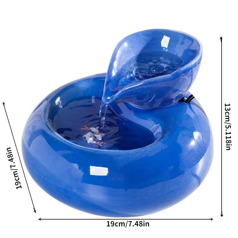 Automatic Pet Water Dispenser - Hygienic, Replaceable Filter, Battery-Free for Cats & Dogs