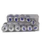 1pc Double Refrigerator Beverage Storage Box, PET Thickened Double Folding Beer Cola Can Shelving, Kitchen Accessories