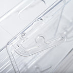 1pc Double Refrigerator Beverage Storage Box, PET Thickened Double Folding Beer Cola Can Shelving, Kitchen Accessories
