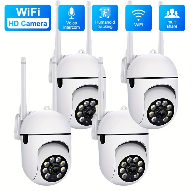 Camera and Color Night Vision Wireless 1080p HD Indoor/Outdoor Camera Bidirectional Audio Wireless Safety Camera Pan/Tilt/Zoom Wi Fi Smart Home Safety Camera and Pet Movement Tracking Color Night Vision Bidirectional Audio