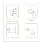 AirXing & Pet Safety Toilet Lock - White Plastic Childproof Latch with Easy-Install Design, Prevents Unauthorized Use for Youngsters & Pets, Secure Bathroom Access, Pet Safety Device, Modern Toilet Accessory, Durable Plastic