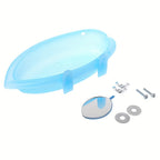 Pet Cage Hanging Bird Bath with Mirror - Perfect for Parrots and Parakeets to Stay Clean and Entertained
