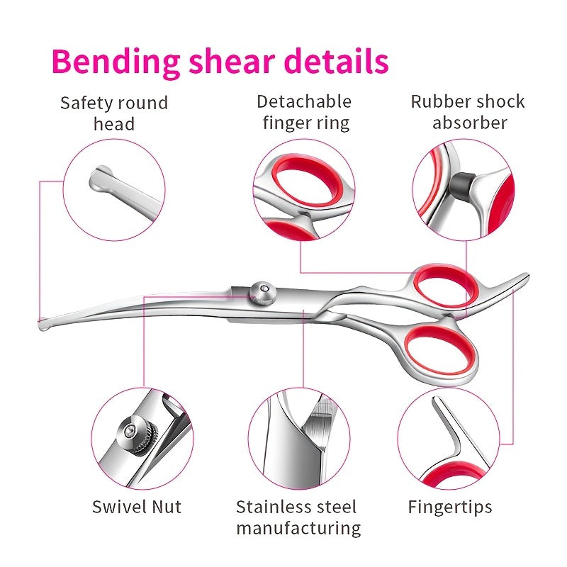 Professional Pet Hair Clipper - Stainless Steel Grooming Tool for Easy and Safe Pet Grooming at Home