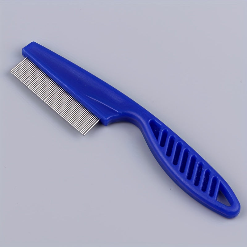 2-in-1 Pet Hair and Tear Stain Remover Comb - Gently Removes Dandruff, Hair Stains, and Fleas - Perfect for Dogs and Cats