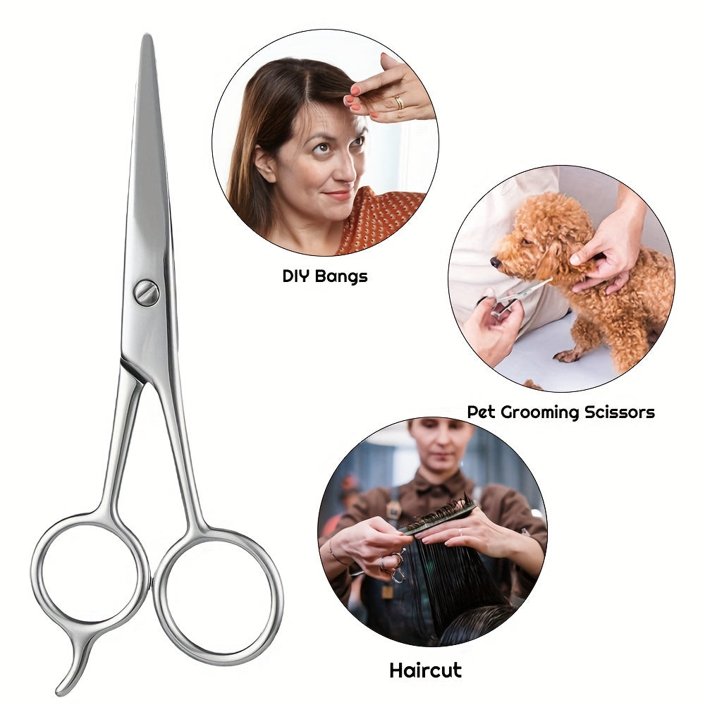 Professional Barber/Salon Razor Edge Hair Cutting Scissors/Shears For Men Women Pet (5 Inch)
