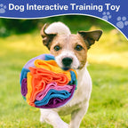 Interactive Snuffle Ball for Dogs, Small Breed Recommended, Durable Fabric, Non-Battery Operated, Pet Play Toy for Foraging and Sniffing