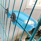 Pet Cage Hanging Bird Bath with Mirror - Perfect for Parrots and Parakeets to Stay Clean and Entertained