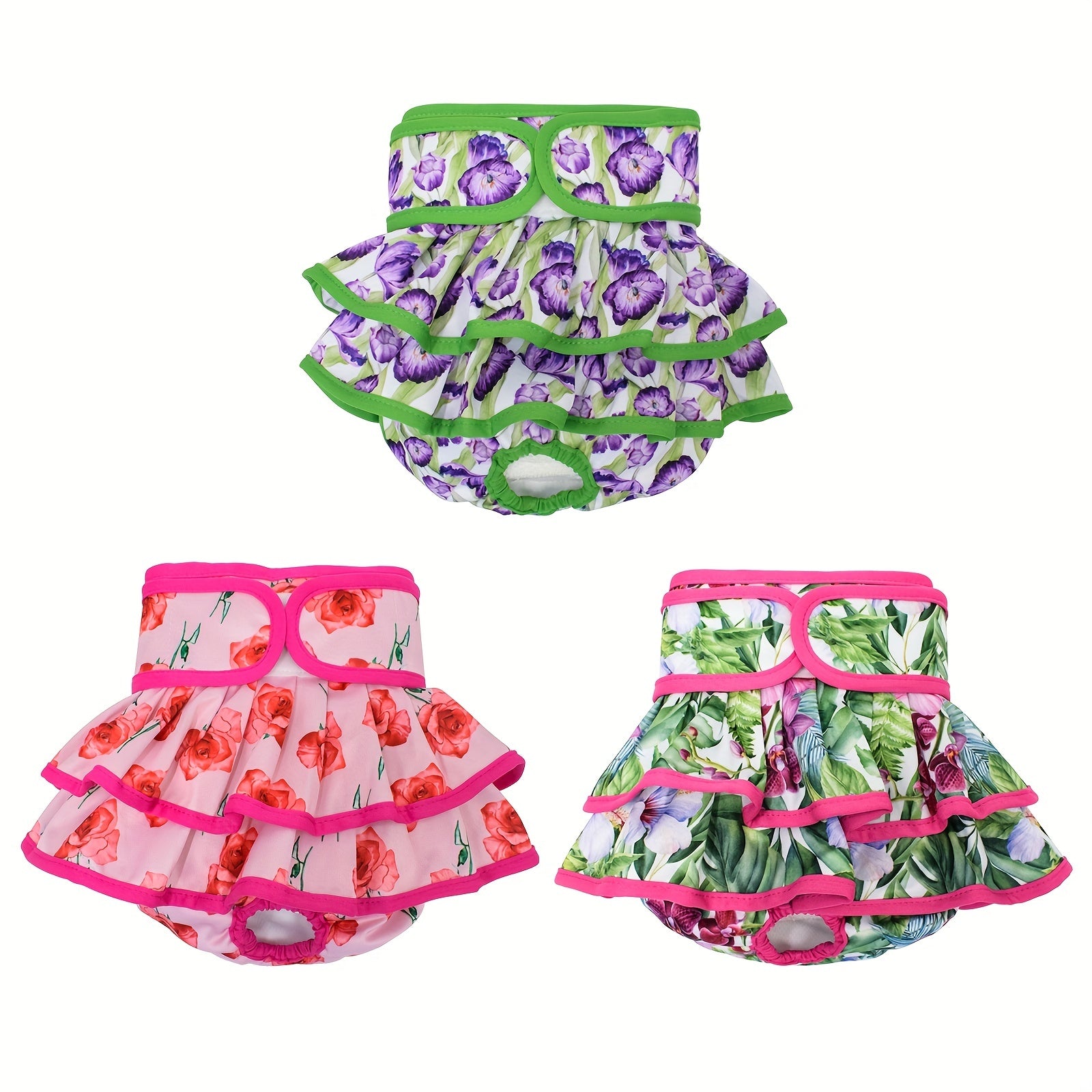 Comfort-Fit Washable Female Dog Diaper - Reusable, Breathable Pet Period & Heat Cycle Solution