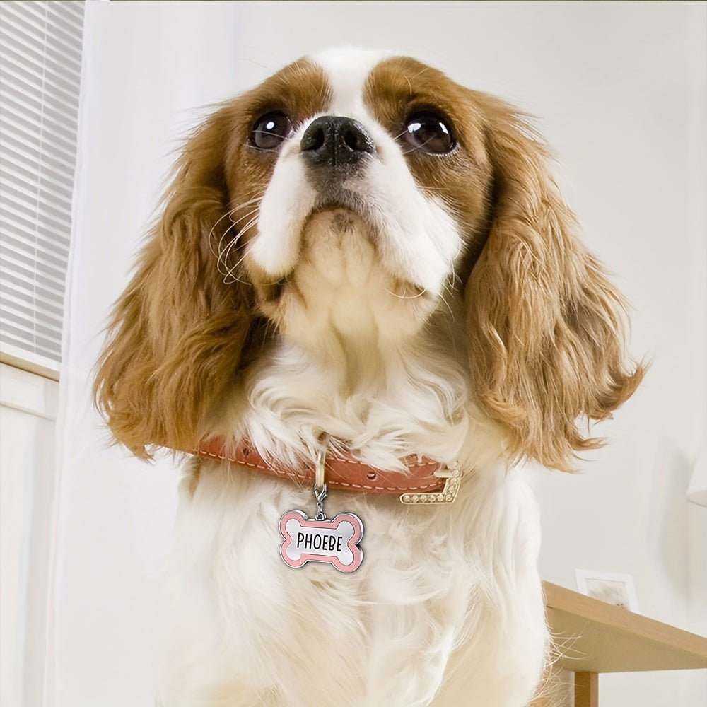 Custom Pet ID Tags - Engraved Both Sides with Your Pet's Name!