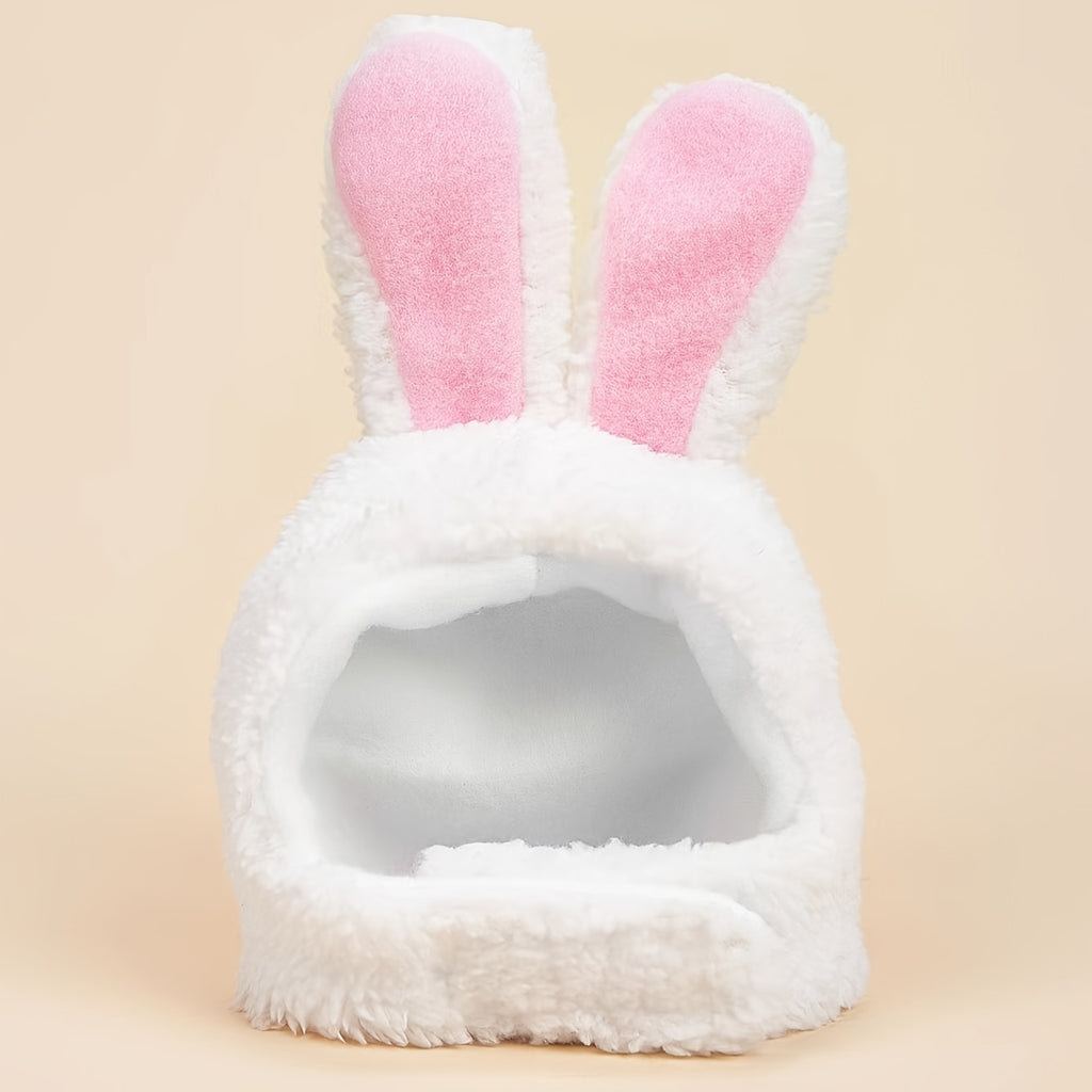 Adorable Rabbit Cat Headgear for Small Dogs & Cats - Perfect Pet Party Costume and Accessory - Soft & Comfortable Fabric - For Festive Occasions - Ideal Gift for Pet Lovers