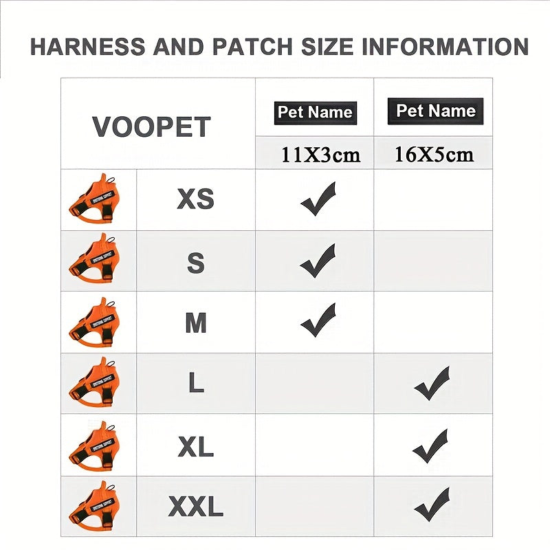 [Service Dog Vest Patch] 1pc PU Leather Service Dog Vest Patch - Dual-Size Hook and Loop Fastener, "DO NOT PET", "IN TRAINING", "EMOTIONAL SUPPORT" Text Options for Pet Harnesses