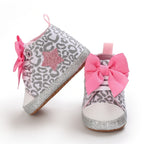 Baby Girl's Fashionable Five-Pointed Star Children's Sports Shoes Soft Sole Non-Slip First Pair Toddler Shoes