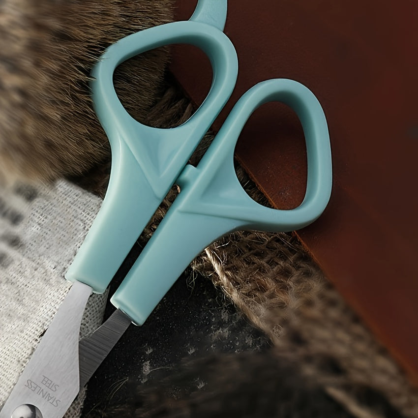 3pcs Professional Hair Cutting Scissors Set With Bangs Teeth, Flat Shears, Comb, And Pet Grooming Tools - Precision Cutting For Salon-Quality Results