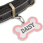 Custom Pet ID Tags - Engraved Both Sides with Your Pet's Name!