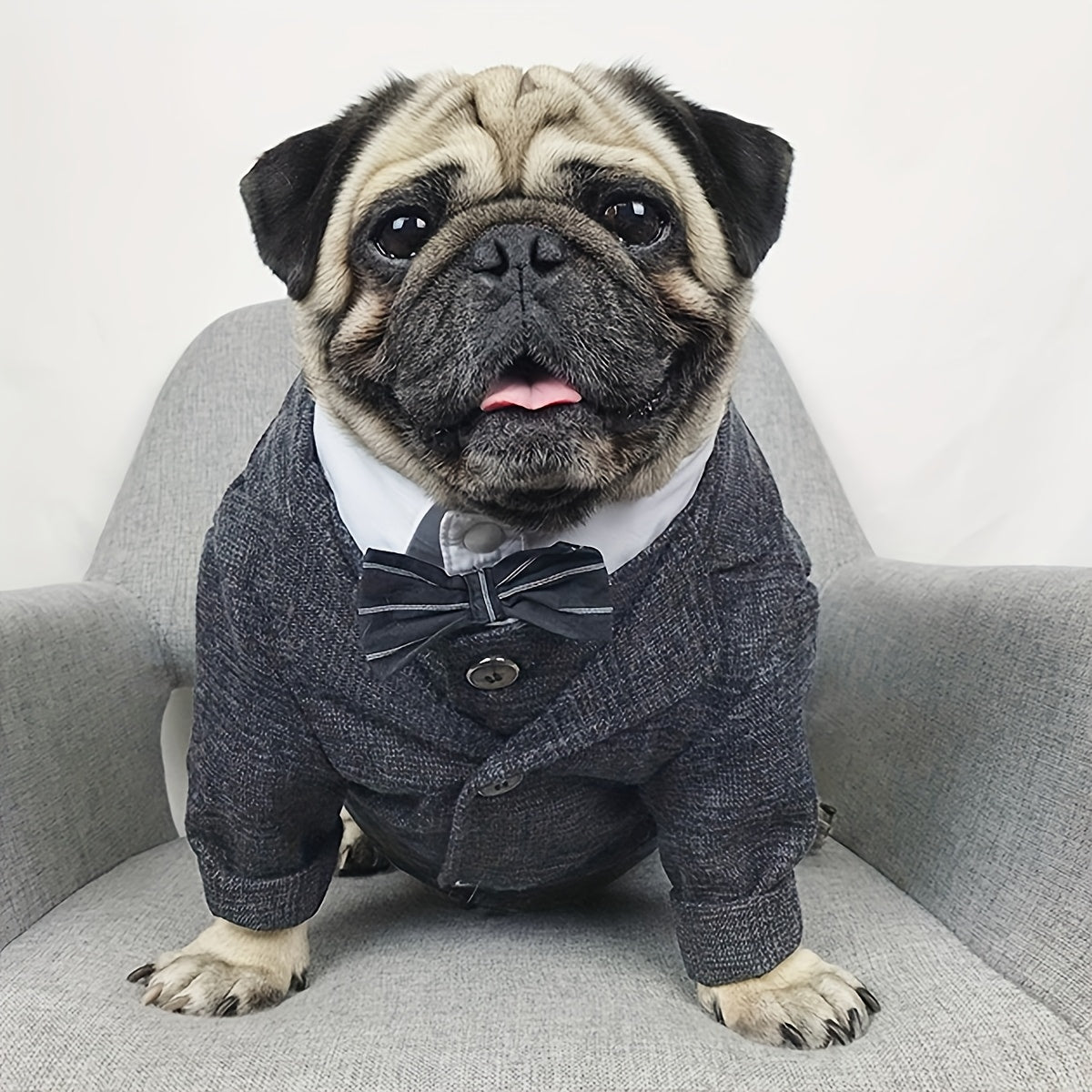 1pc Plaid Print Pet Suit Jacket - Stylish, Comfortable, Ideal for Wedding, Formal Events, and Christmas Gifts for Dog and Cat