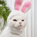 Adorable Rabbit Cat Headgear for Small Dogs & Cats - Perfect Pet Party Costume and Accessory - Soft & Comfortable Fabric - For Festive Occasions - Ideal Gift for Pet Lovers
