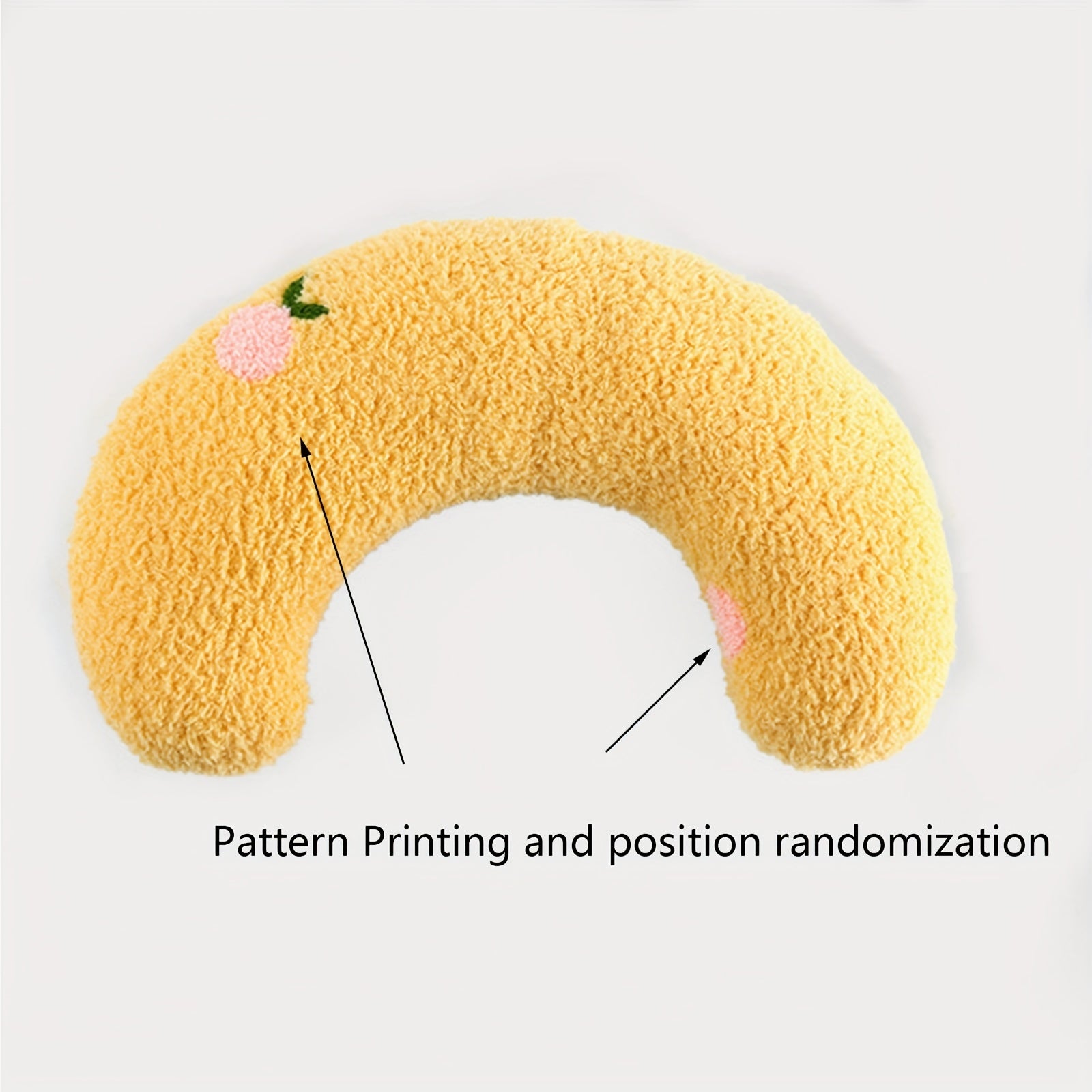Cozy U-Shaped Pet Pillow - Ultra Soft, Fluffy, Calming Toy for Deep Sleep, Promoting Relaxation and Reducing Anxiety in Cats