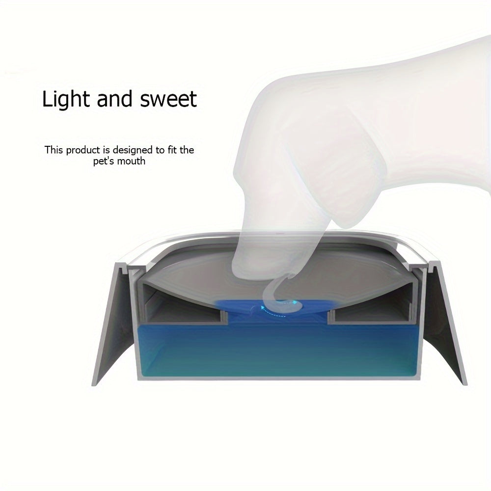 Spill-Proof Pet Water Bowl for Dogs & Cats - Anti-Splash, Non-Slip Base with Floating Filter Design, Perfect for Travel & Home Use, Dog Water Bowl