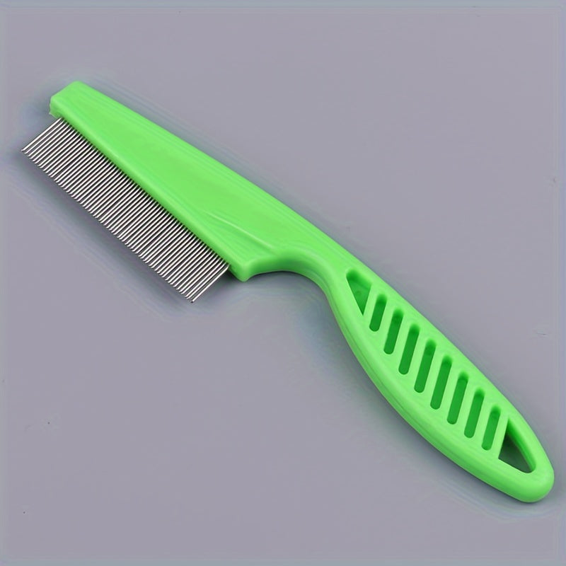 2-in-1 Pet Hair and Tear Stain Remover Comb - Gently Removes Dandruff, Hair Stains, and Fleas - Perfect for Dogs and Cats