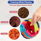 Interactive Snuffle Ball for Dogs, Small Breed Recommended, Durable Fabric, Non-Battery Operated, Pet Play Toy for Foraging and Sniffing