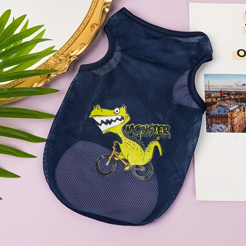 Mesh Pet Vest for Small Dogs and Cats - Breathable, Lightweight, Comfortable, Perfect for Summer - Thin, Adjustable Design for Easy Wear