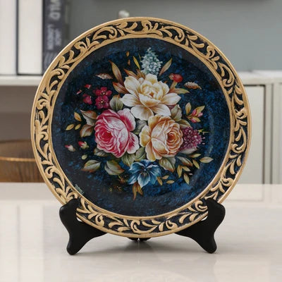 Ceramic Decorative Wobble Plate Arrangement, Living Room Entrance Ornaments, Home Decorations, 20cm, W3747