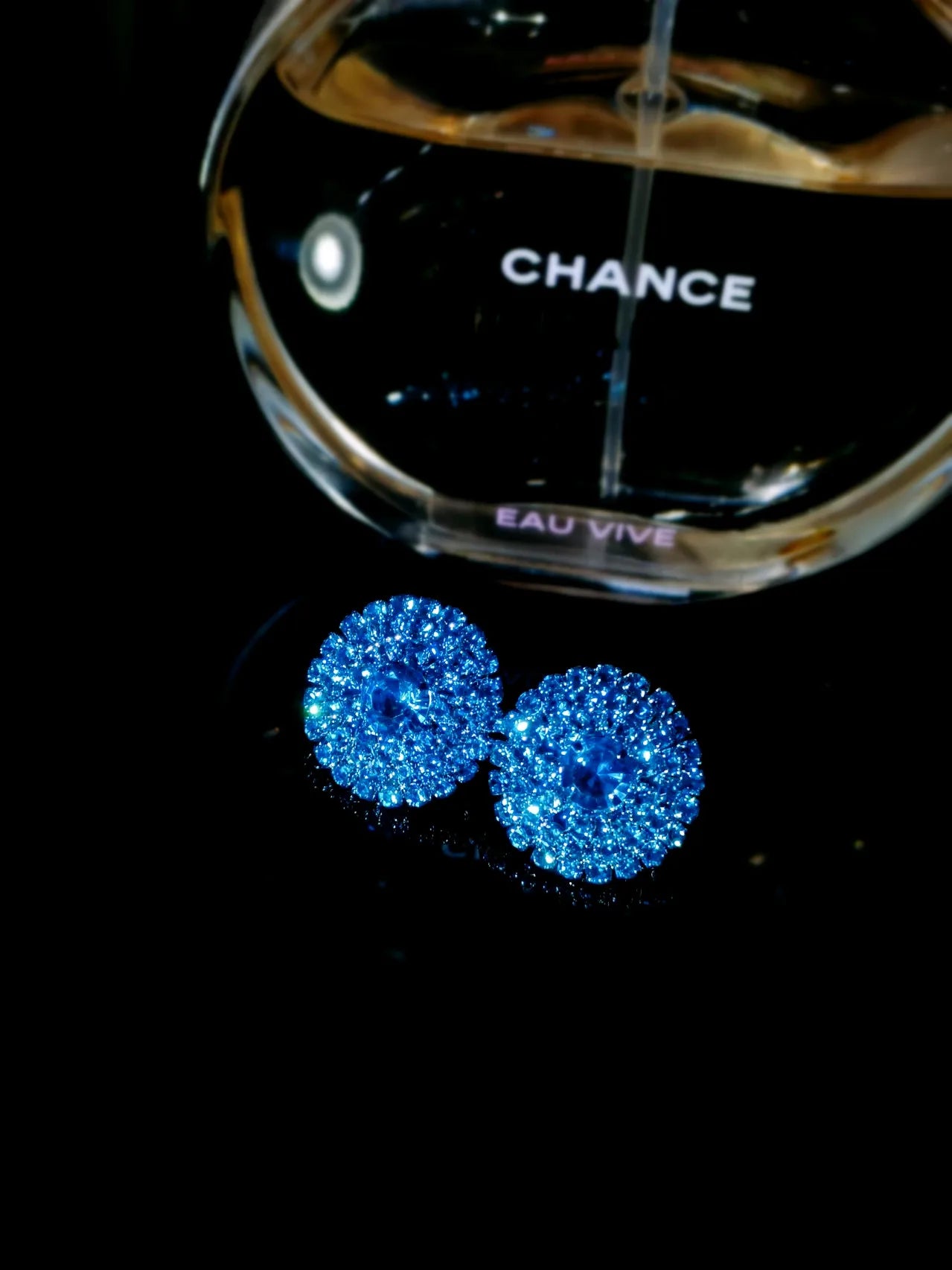 Women Fashion Shiny Rhinestone Big Drop Dangle Earrings Maxi Evening Dress Statement Earrings Accessories Wedding Bride Jewelry