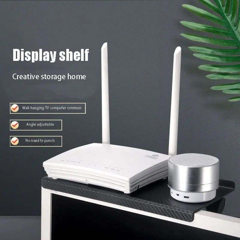 Router storage rack computer monitor desktop monitor stand adjustable TV screen storage rack TV stand