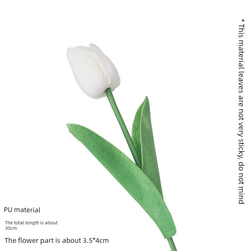 Internet Celebrity Mother's Day Baking Cake Topper Plug-in MG Tissue Paper Surrounding Border Artificial Tulip Ladieswear Inserts Ribbon