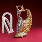 Peacock Dancer Statue Figurines for Interior Figure Decorations