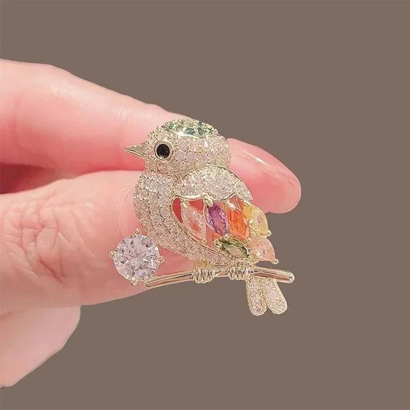 Small Cute Little Girl In Black Dress Nurse Brooches Rhinestone Crystal Brooch Pin Drop Oil Corsage Clothing Coat Jewelry