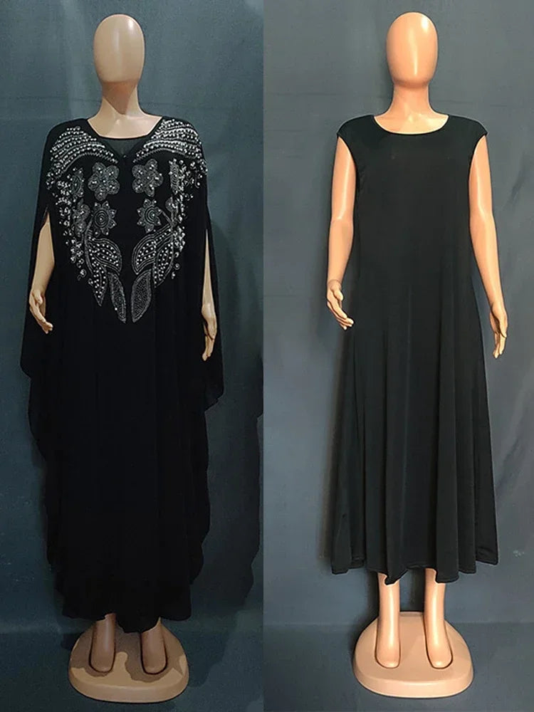 Luxury Dubai Abaya for Women – Chiffon Caftan Party Dress