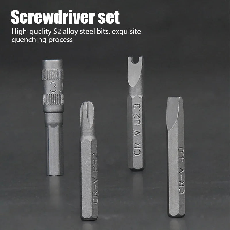 63 in 1 Precision Screwdriver Set Phillips Torx Magnetic Screw Driver Bit Professional Repair Tool Kit for IPhone Watch Camera