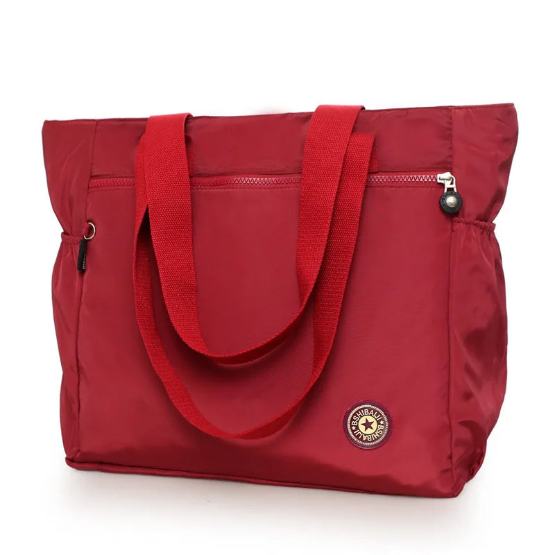 New Solid Color Tote Women's Handbag