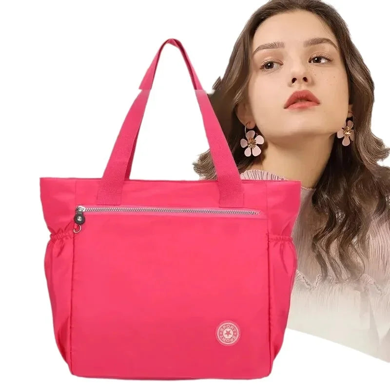 New Solid Color Tote Women's Handbag