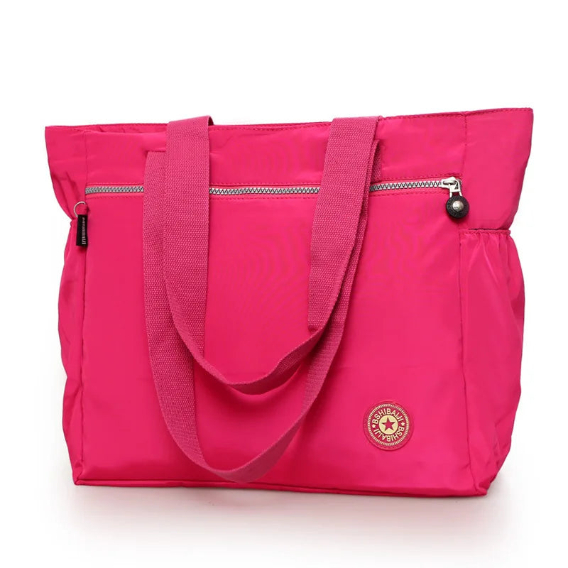 New Solid Color Tote Women's Handbag