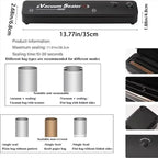 220V/110V electric vacuum sealant packaging machine, with vacuum bag link household food fresh black vacuum sealing machine NEW