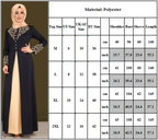 Muslim Dress Women's Fashion Abaya Dubai Appliques Turkey Women Elegant Long