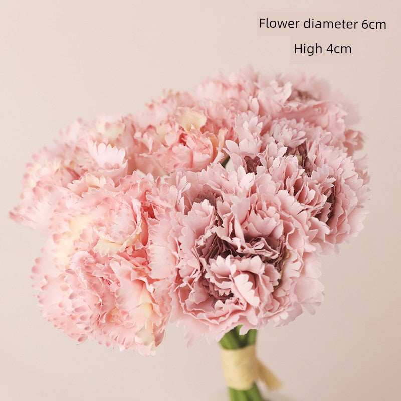 Internet Celebrity Mother's Day Baking Cake Topper Plug-in MG Tissue Paper Surrounding Border Artificial Tulip Ladieswear Inserts Ribbon