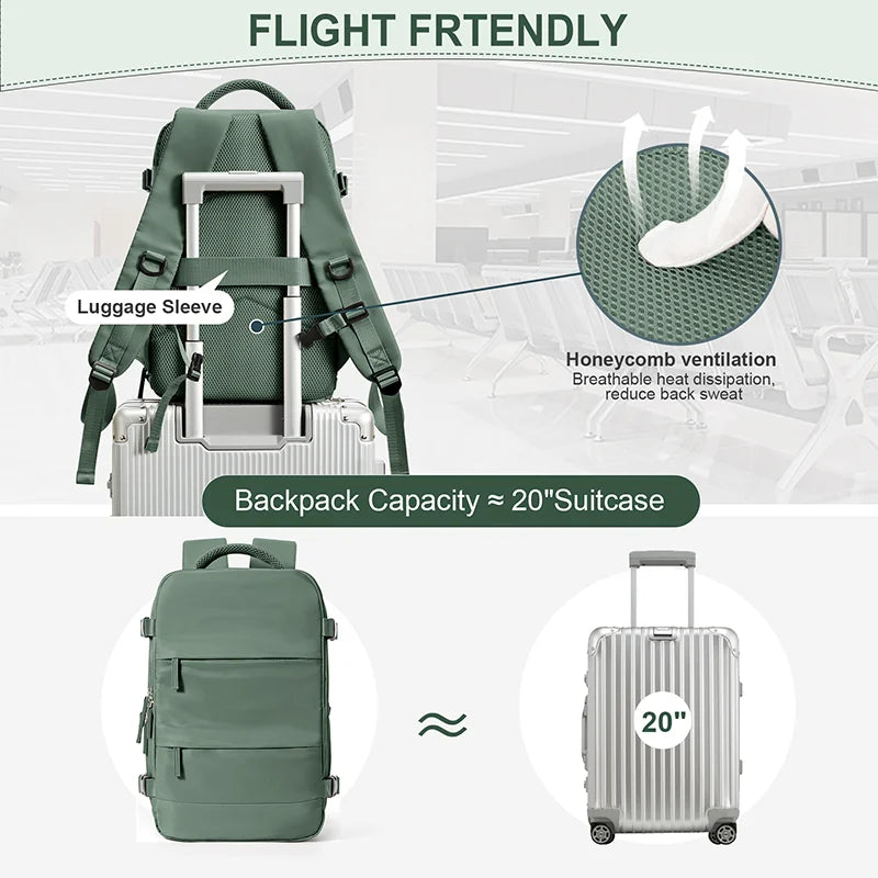 Lumin Backpack 40x20x25 Cabin Bag Travel Backpack for Men Women Hand Luggage Leisure Laptop Backpack mochila para viaje cabina