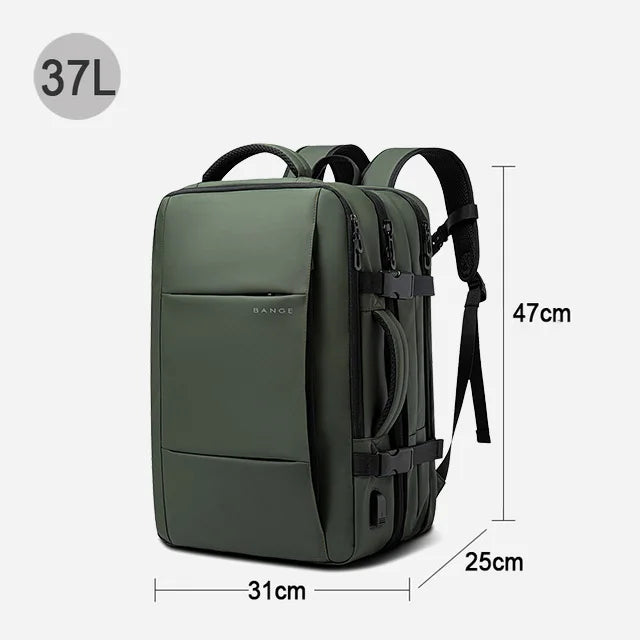 Men Business Travel Waterproof Fashion Backpack