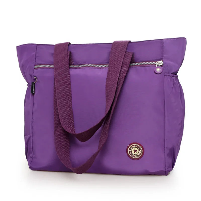 New Solid Color Tote Women's Handbag